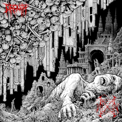 Nixil / Drouth - Toward Dead Temples album art